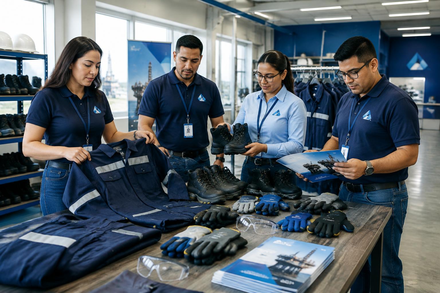 Equipo venezolano de Orizon trabajando en imagen corporativa, uniformes y dotación